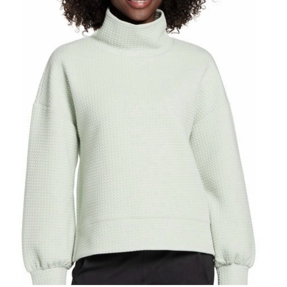 CALIA Textured Pullover Hoodie Sage Green Women’s XS NWT